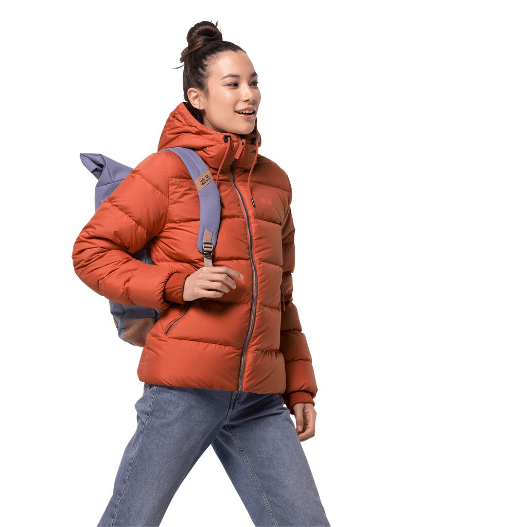 Jack Wolfskin CRYSTAL PALACE Vestes Femme Orange - NXYOWZH-49